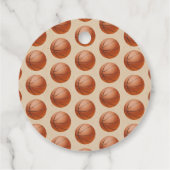 Das ist ein Junge! Basketball-Kinderdusche Geschenkanhänger (Rückseite)