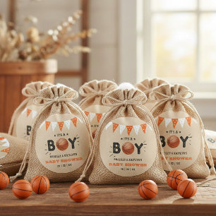 Das ist ein Junge! Basketball-Kinderdusche Runder Aufkleber