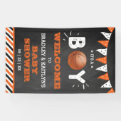 Das ist ein Junge! Basketball Themed Baby Dusche E Banner (Horizontal)