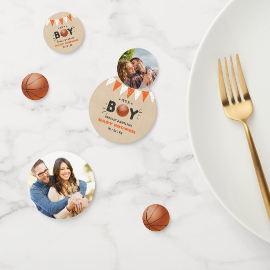 Das ist ein Junge! Basketball Themed Baby Dusche F Konfetti (Gruppe)