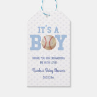 Das ist ein Junge! Blue Baseball Baby Dusche