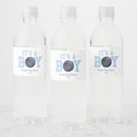 Das ist ein Junge! Blue Bowling Ball Baby Dusche