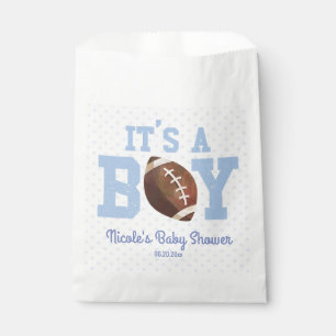 Das ist ein Junge! Blue Football Baby Dusche Geschenktütchen