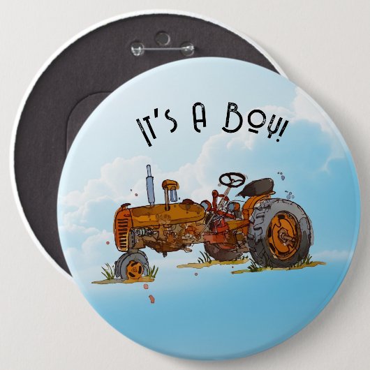 Das ist ein Junge! Button (Vorne & Hinten)