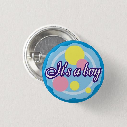 Das ist ein Junge! Button (Vorne & Hinten)