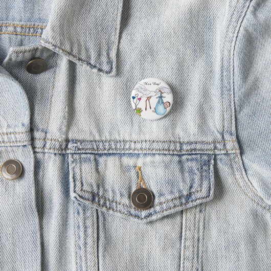Das ist ein Junge! Button (Beispiel)