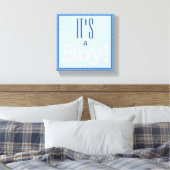 Das ist ein Junge! Canvas Print Leinwanddruck (Insitu (Schlafzimmer))