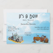 Das ist ein Junge! Einladung (Vorderseite)