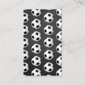 Das ist ein Junge! Fußball-Co-Babydusche Windelwas Begleitkarte (Rückseite)