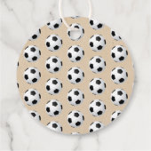 Das ist ein Junge! Fußball-Kinderdusche Geschenkanhänger (Rückseite)