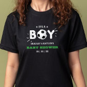 Das ist ein Junge! Fußball-Kinderdusche T-Shirt