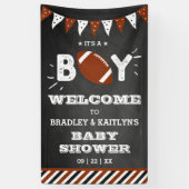 Das ist ein Junge! Fußball ThemenBaby Dusche Empfa Banner (Vertikal)