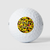 Das ist ein Junge! Gelbe Stars Golfball (Vorderseite)