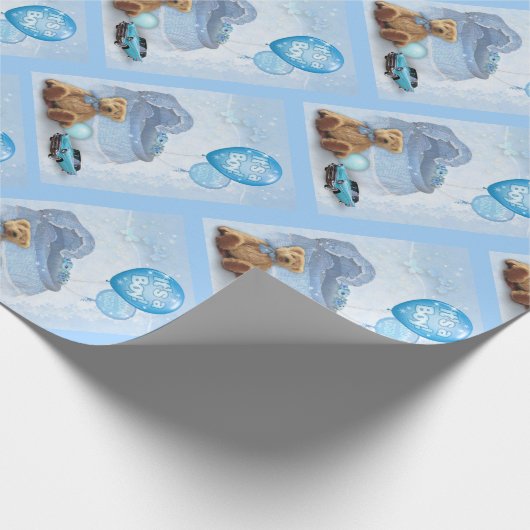 Das ist ein Junge! Geschenkpapier (Ecke)