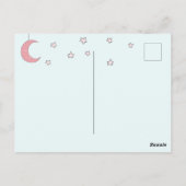 Das ist ein Junge! Glückwunsch - Niedliche Kaninch Postkarte (Rückseite)