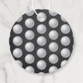 Das ist ein Junge! Golf Themed Co-Babydusche Geschenkanhänger (Rückseite)