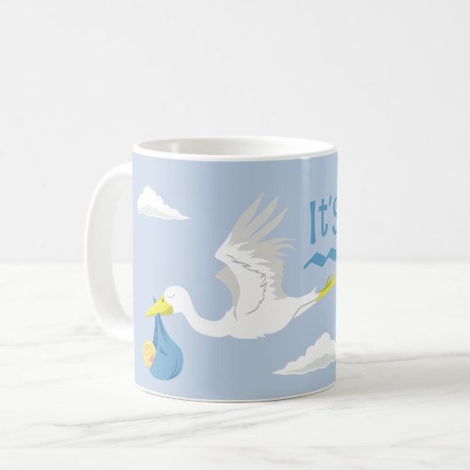 Das ist ein Junge! Kaffeetasse (Vorderseite Links)