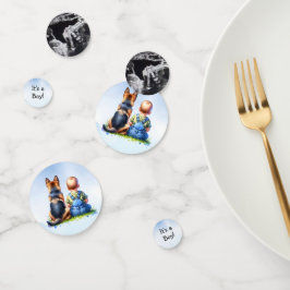 Das ist ein Junge! | Kinderdusche Personalisiert U Konfetti