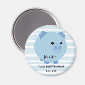 Das ist ein Junge! Magnet (Vorderseite/Rückseite)