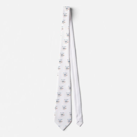 Das ist ein Junge! Mama Sheep Krawatte (Vorderseite)