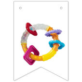 Das ist ein Junge! Mandala in tiefrosa Jagd Wimpelkette (Zweite Fahne)