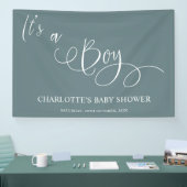 Das ist ein Junge! Moderne Minimal Calligraphy Bab Banner (Messe)