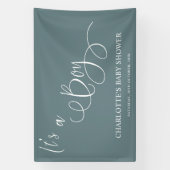 Das ist ein Junge! Moderne Minimal Calligraphy Bab Banner (Vertikal)