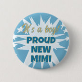 Das ist ein Junge! Neue MIMI-Schaltfläche Button (Vorderseite)