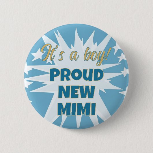 Das ist ein Junge! Neue MIMI-Schaltfläche Button (Vorderseite)