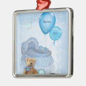 Das ist ein Junge! (personalisierbar) Ornament Aus Metall (Links)