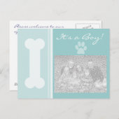 Das ist ein Junge! Postkarte (Vorne/Hinten)