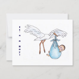 Das ist ein Junge! Postkarte