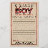 Das ist ein Junge! Rustikale Karierte Lumberjack B (Vorderseite)