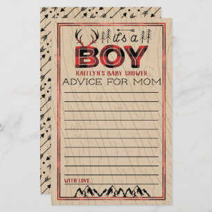 Das ist ein Junge! Rustikale Karierte Lumberjack B