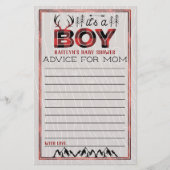 Das ist ein Junge! Rustikale Karierte Lumberjack B (Vorderseite)