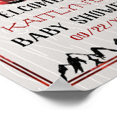 Das ist ein Junge! Rustikale Karierte Lumberjack B Poster (Ecke)