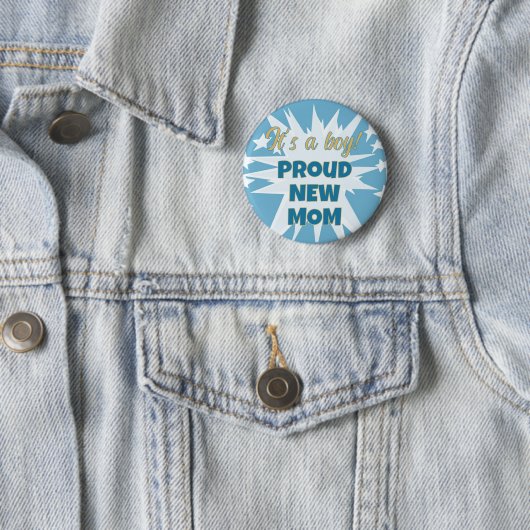 Das ist ein Junge! Schaltfläche "Proud-Junge Mutte Button (Beispiel)