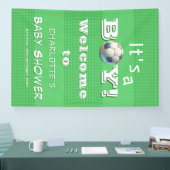 Das ist ein Junge! Sport Football Baby Dusche Banner (Messe)