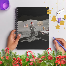 Das ist ein kleiner Schritt für Santa Apollo 17 Notizblock