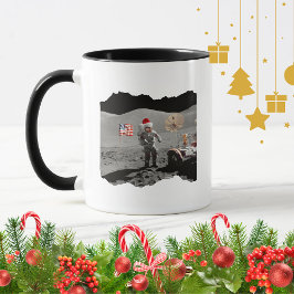 Das ist ein kleiner Schritt für Santa Apollo 17 Tasse