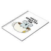 Das ist ein Koala-Tee Pun Funny Koala Pun Notizblock (Linke Seite)