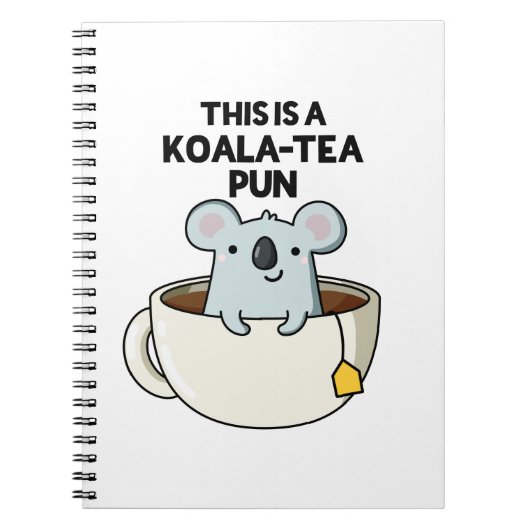 Das ist ein Koala-Tee Pun Funny Koala Pun Notizblock (Vorderseite)