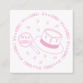 Das ist ein Mädchen! Begleitkarte (Vorderseite)