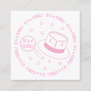 Das ist ein Mädchen! Begleitkarte