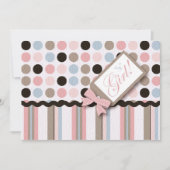 Das ist ein Mädchen!Einladung Einladung (Vorderseite)