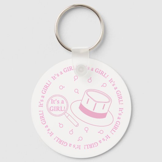 Das ist ein Mädchen! Schlüsselanhänger (Vorderseite)