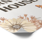 Das ist ein maisfreies Haus Poster (Ecke)