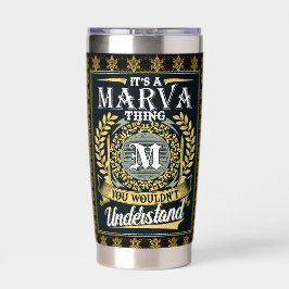 Das ist ein Marva-Ding, das man nicht verstehen ko Thermobecher