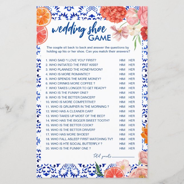 Das ist ein mediterran-orangefarbenes Hochzeitssch (Vorderseite)