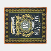 Das ist ein Melvin, das man nicht verstehen konnte Fleecedecke (Vorderseite (Horizontal))